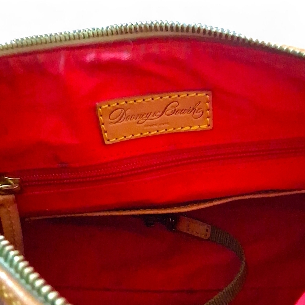 Dooney & Bourke Geranium Floral Satchel Boston Bag - Picture 12 of 16